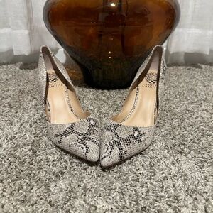 Vince Camuto snakeskin heels